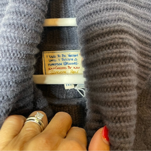 Free People x Sandrine Rose New Turtleneck sweater medium - Picture 3 of 8